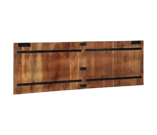 Cabecero de cama multicolor 160 cm madera maciza reciclada