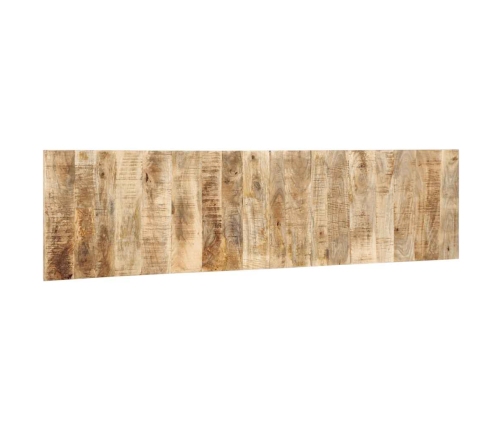 Cabecero de cama 200 cm madera maciza de mango rugoso