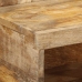 Mesita de noche madera maciza de mango 50x27x50 cm