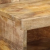 Mesita de noche madera maciza de mango 50x27x50 cm