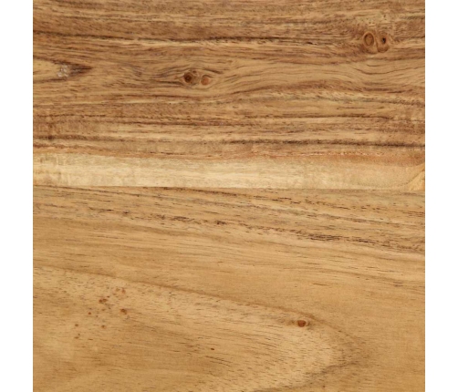 Mesita de noche madera maciza de acacia 50x27x50 cm