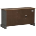 Mueble de TV HALDEN con puerta corredera gris 110x40x60 cm