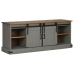 Mueble de TV HALDEN 2 puerta correderas gris 150x40x60 cm