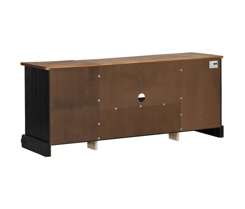 Mueble de TV HALDEN 2 puerta correderas negro 150x40x60 cm