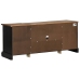 Mueble de TV HALDEN 2 puerta correderas negro 150x40x60 cm