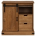 Aparador HALDEN con puerta corredera 80x40x80 cm madera maciza