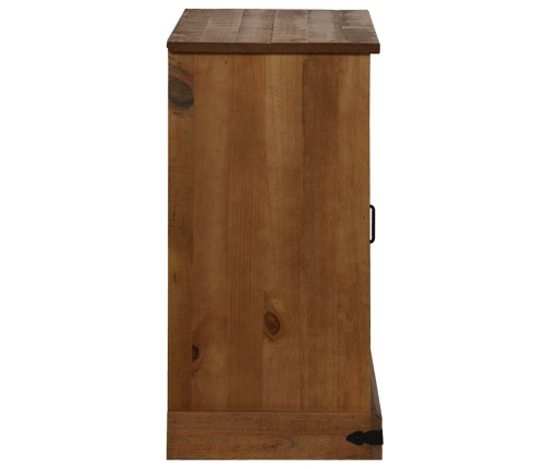 Aparador HALDEN con puerta corredera 80x40x80 cm madera maciza