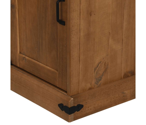 Aparador HALDEN con puerta corredera 80x40x80 cm madera maciza