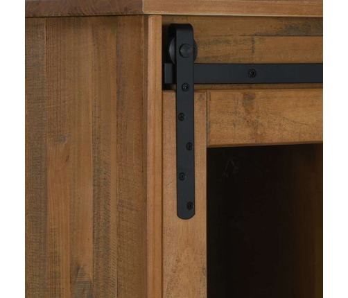 Aparador HALDEN con puerta corredera 80x40x80 cm madera maciza