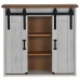 Armario colgante HALDEN 2 puerta correderas 75x22,5x70cm blanco