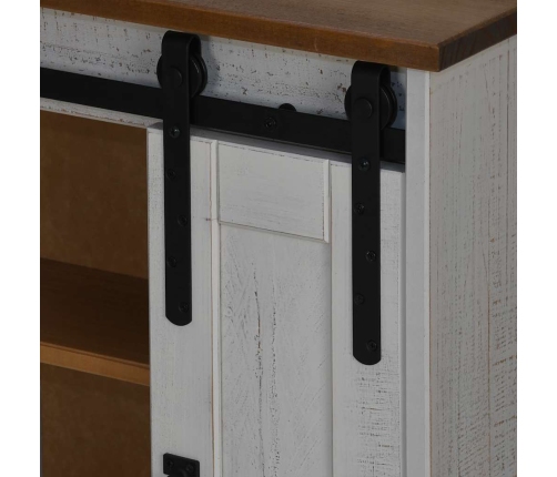 Armario colgante HALDEN 2 puerta correderas 75x22,5x70cm blanco