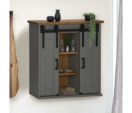 Armario colgante HALDEN 2 puerta correderas 75x22,5x70 cm gris