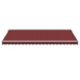 Toldo retráctil automático burdeos 500x300 cm