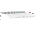 Toldo retráctil automático gris antracita y blanco 350x250 cm