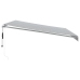 Toldo retráctil automático gris antracita y blanco 450x300 cm
