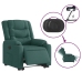 Sillón eléctrico reclinable elevable de tela verde oscuro