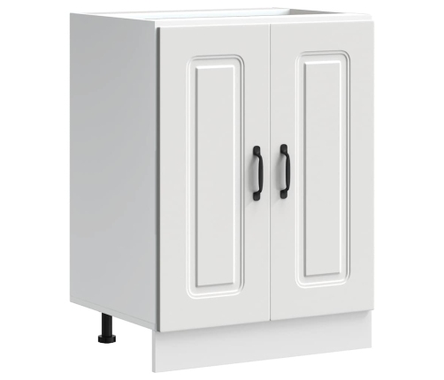 Mueble bajo para fregadero Kalmar blanco 60x46x81,5 cm