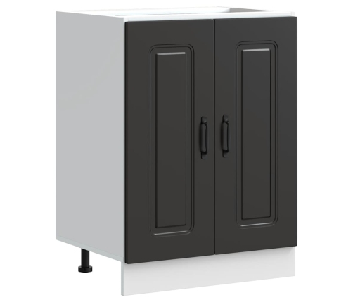 Mueble bajo para fregadero Kalmar negro 60x46x81,5 cm