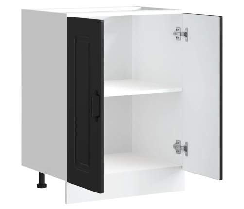 Mueble bajo para fregadero Kalmar negro 60x46x81,5 cm