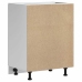 Mueble bajo para fregadero Kalmar blanco brillo 60x46x81,5 cm