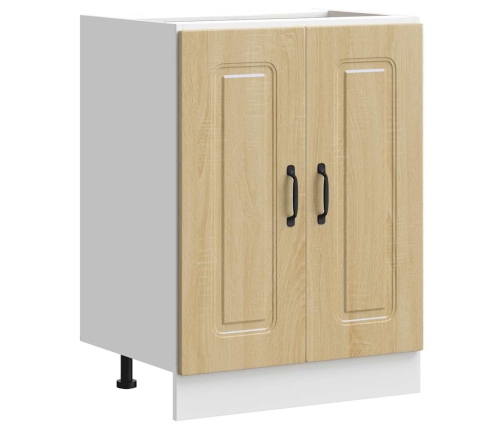 Mueble bajo para fregadero Kalmar roble sonoma 60x46x81,5 cm