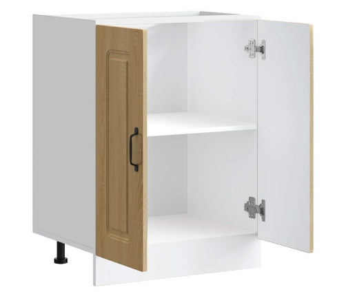 Mueble bajo para fregadero Kalmar roble sonoma 60x46x81,5 cm