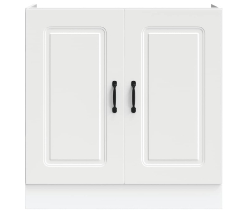 Mueble bajo para fregadero Kalmar blanco 80x46x81,5 cm