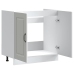 Mueble bajo para fregadero Kalmar blanco 80x46x81,5 cm