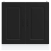 Mueble bajo para fregadero Kalmar negro 80x46x81,5 cm