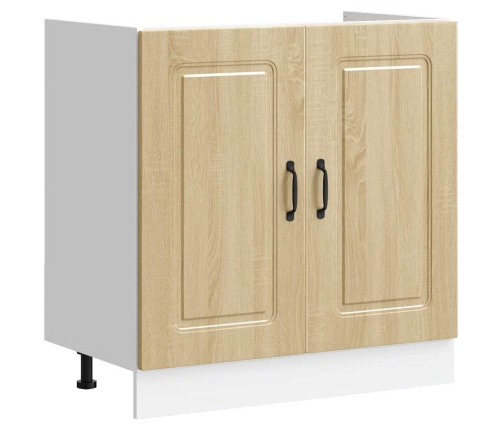 Mueble bajo para fregadero Kalmar roble sonoma 80x46x81,5 cm