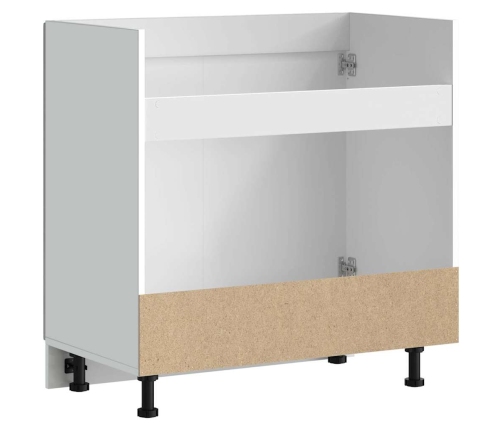 Mueble bajo para fregadero Kalmar gris hormigón 80x46x81,5 cm