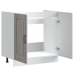 Mueble bajo para fregadero Kalmar gris sonoma 80x46x81,5 cm