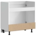 Mueble bajo para fregadero Kalmar gris sonoma 80x46x81,5 cm