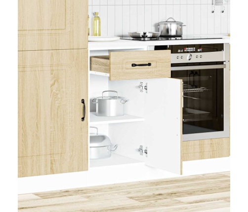 Mueble bajo de cocina Kalmar madera ingeniería de roble sonoma