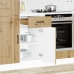 Mueble bajo de cocina Kalmar roble artesanal madera ingeniería