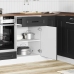 Mueble bajo de cocina Kalmar madera de ingeniería negra