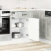 Mueble bajo de cocina Kalmar madera de ingeniería gris hormigón