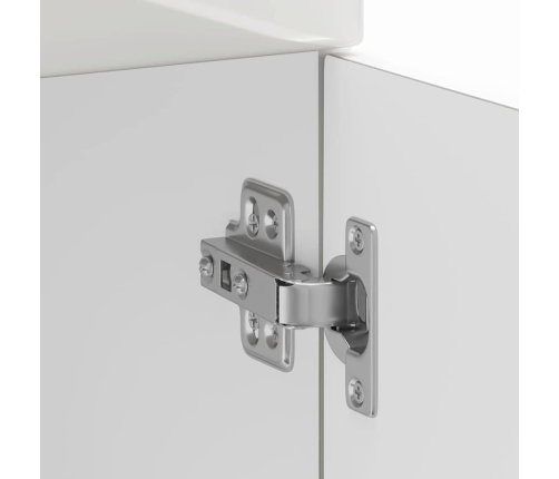 Mueble bajo cocina Kalmar madera ingeniería blanca alto brillo