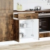 Mueble bajo de cocina Kalmar de madera ingeniería roble ahumado