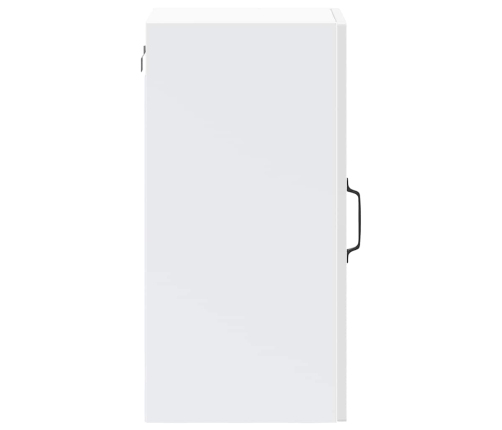 Armario pared cocina puerta cristal Kalmar blanca alto brillo