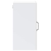 Armario pared cocina puerta cristal Kalmar blanca alto brillo