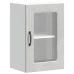 Armario pared cocina puerta de cristal Kalmar gris hormigón