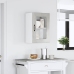 Armario pared cocina puerta de cristal Kalmar gris hormigón