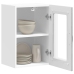 Armario pared cocina puerta de cristal Kalmar gris hormigón