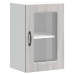 Armario pared cocina puerta de cristal Kalmar sonoma gris