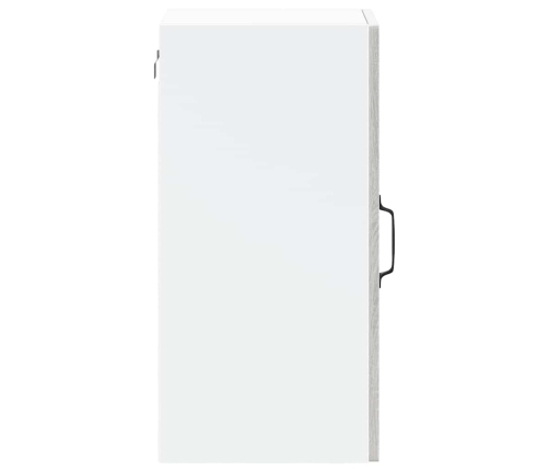 Armario pared cocina puerta de cristal Kalmar sonoma gris