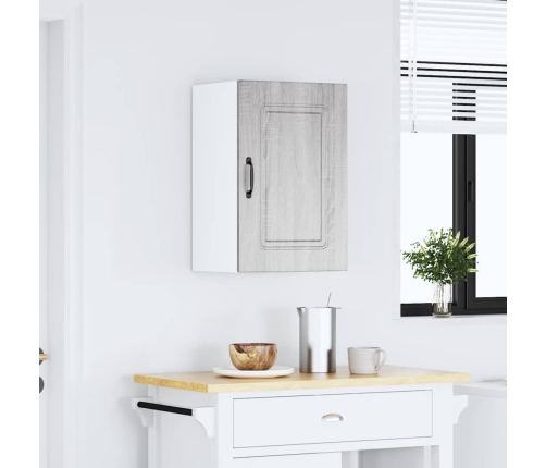 Mueble de pared de cocina Kalmar madera ingeniería sonoma gris