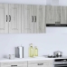 Mueble de pared de cocina Kalmar madera ingeniería sonoma gris