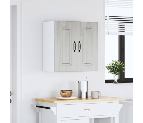 Mueble de pared de cocina Kalmar madera ingeniería sonoma gris