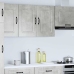 Armario de pared cocina Kalmar madera ingeniería gris hormigón